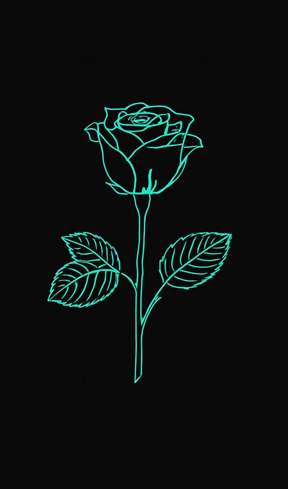 Grüne Rose Logo